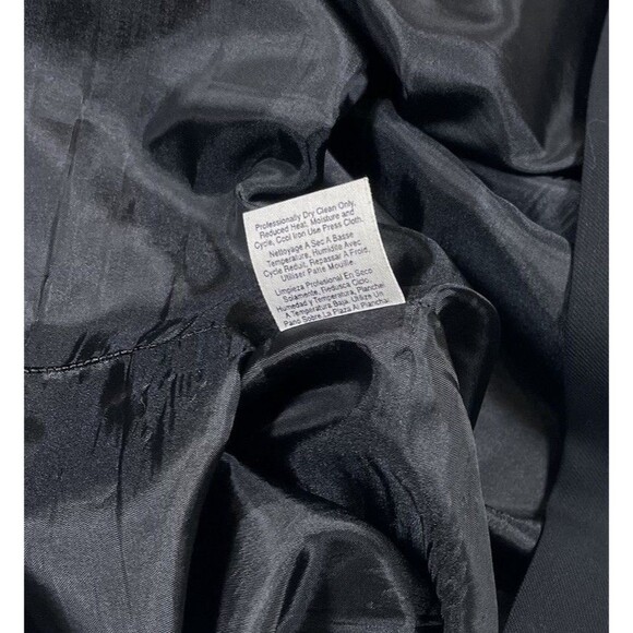 Vintage DKNY Donna Karin 100% Wool Skirt Women Sz 14 90s Y2K Retro Short Pencil - Picture 9 of 9